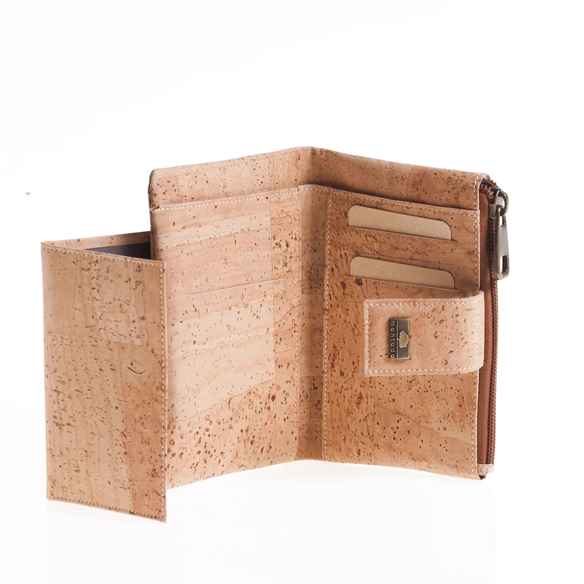 Cork Coin Purse, Flexible Structure, Small Size, with RFID Anti-Theft Protection