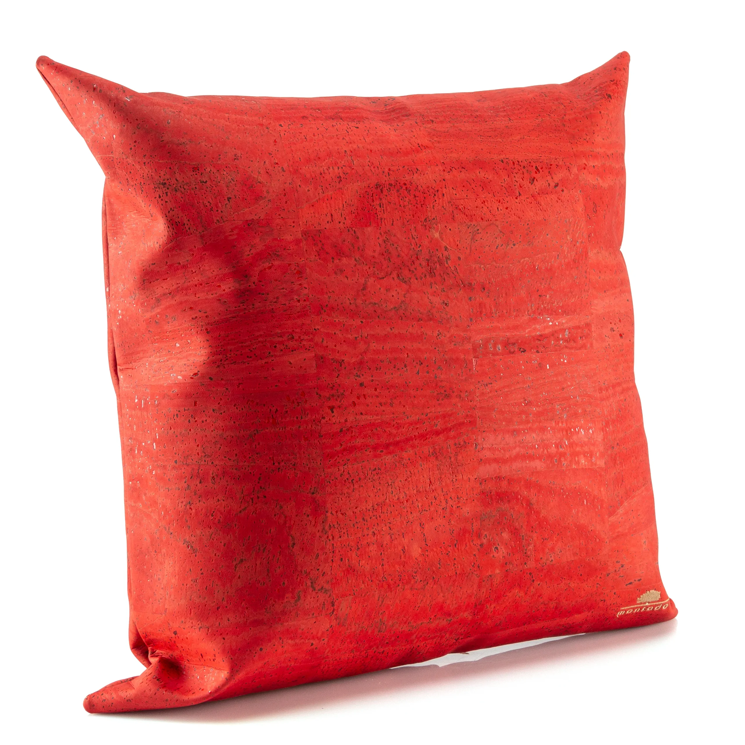 Almofada Quadrada Decorativa e Ecológica em Cortiça - Vermelho