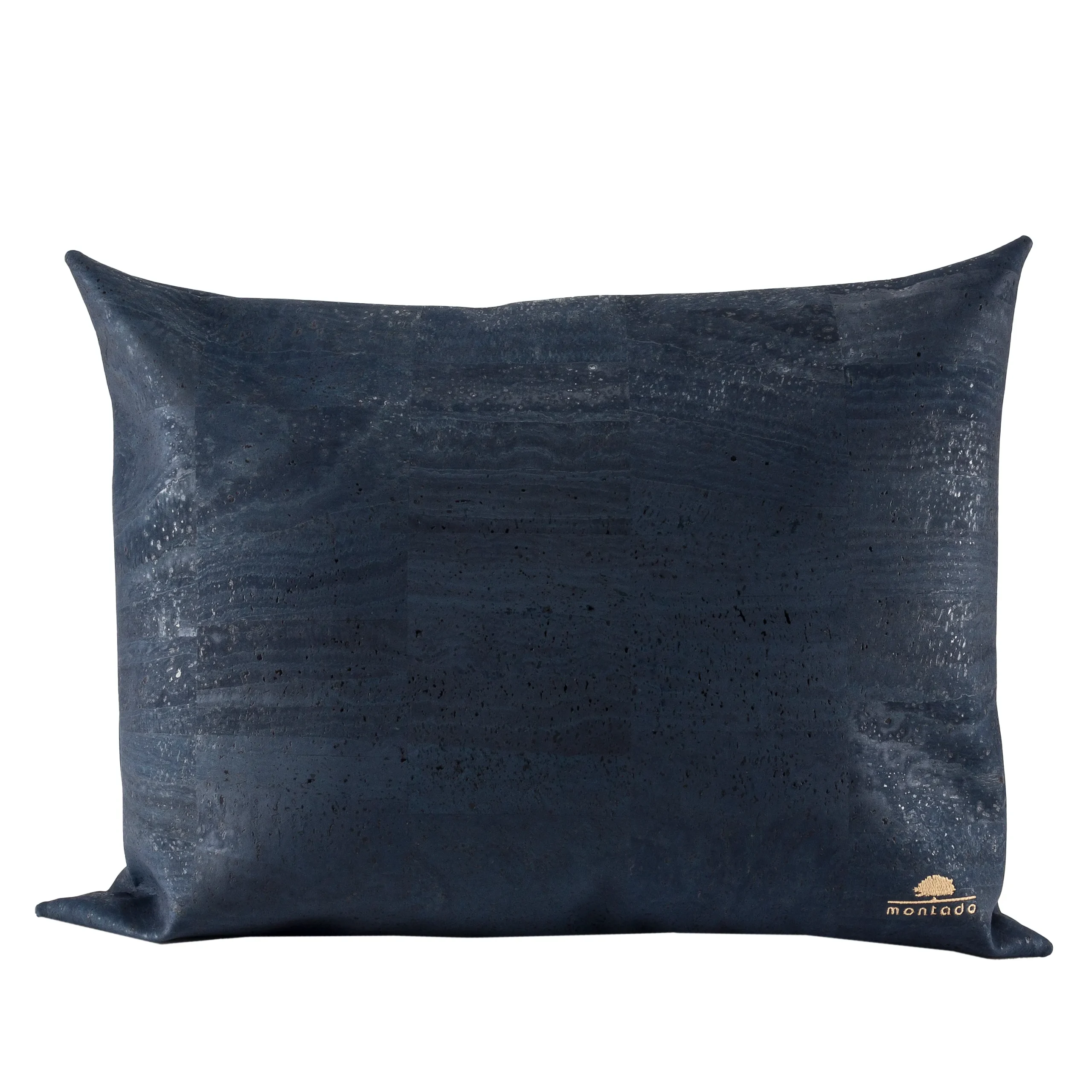 Decorative and Ecological Rectangular Cork Cushion - Blue