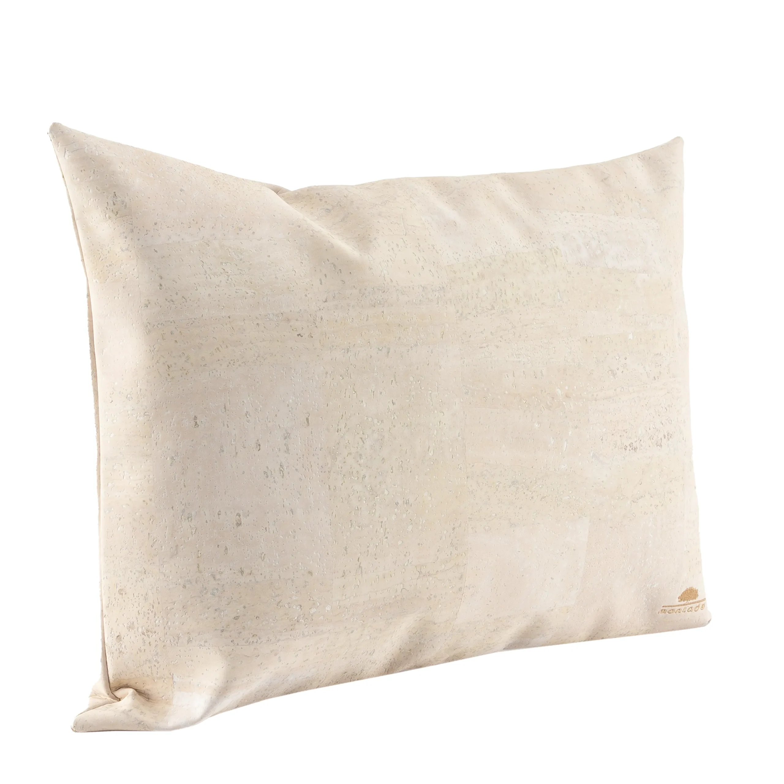 Decorative and Ecological Rectangular Cork Cushion - White