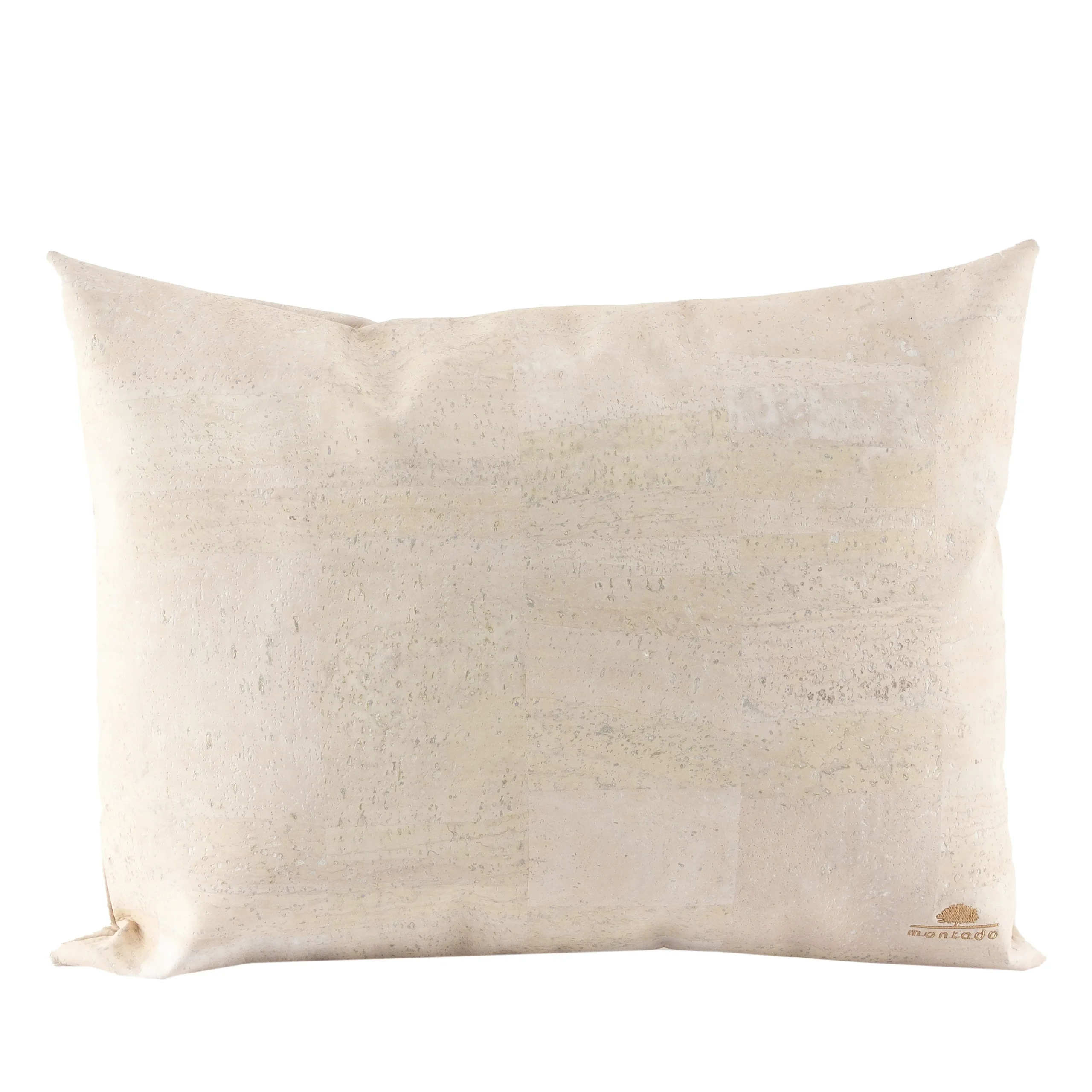 Decorative and Ecological Rectangular Cork Cushion - White