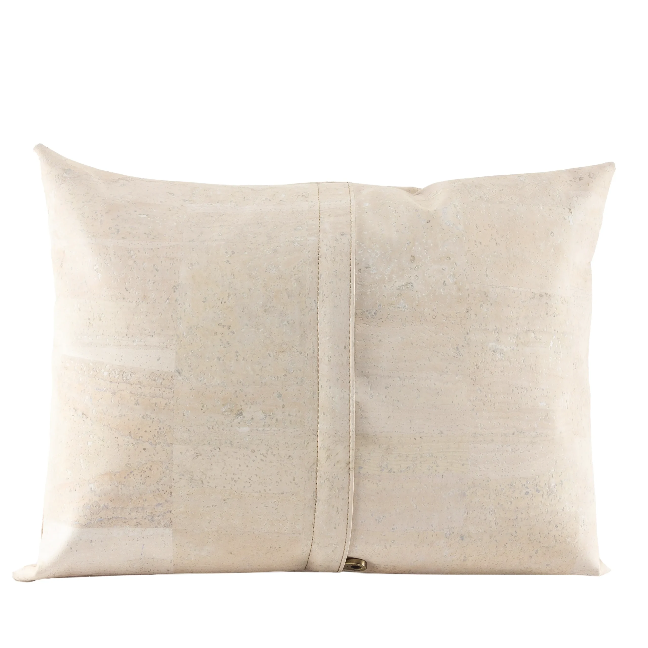 Decorative and Ecological Rectangular Cork Cushion - White