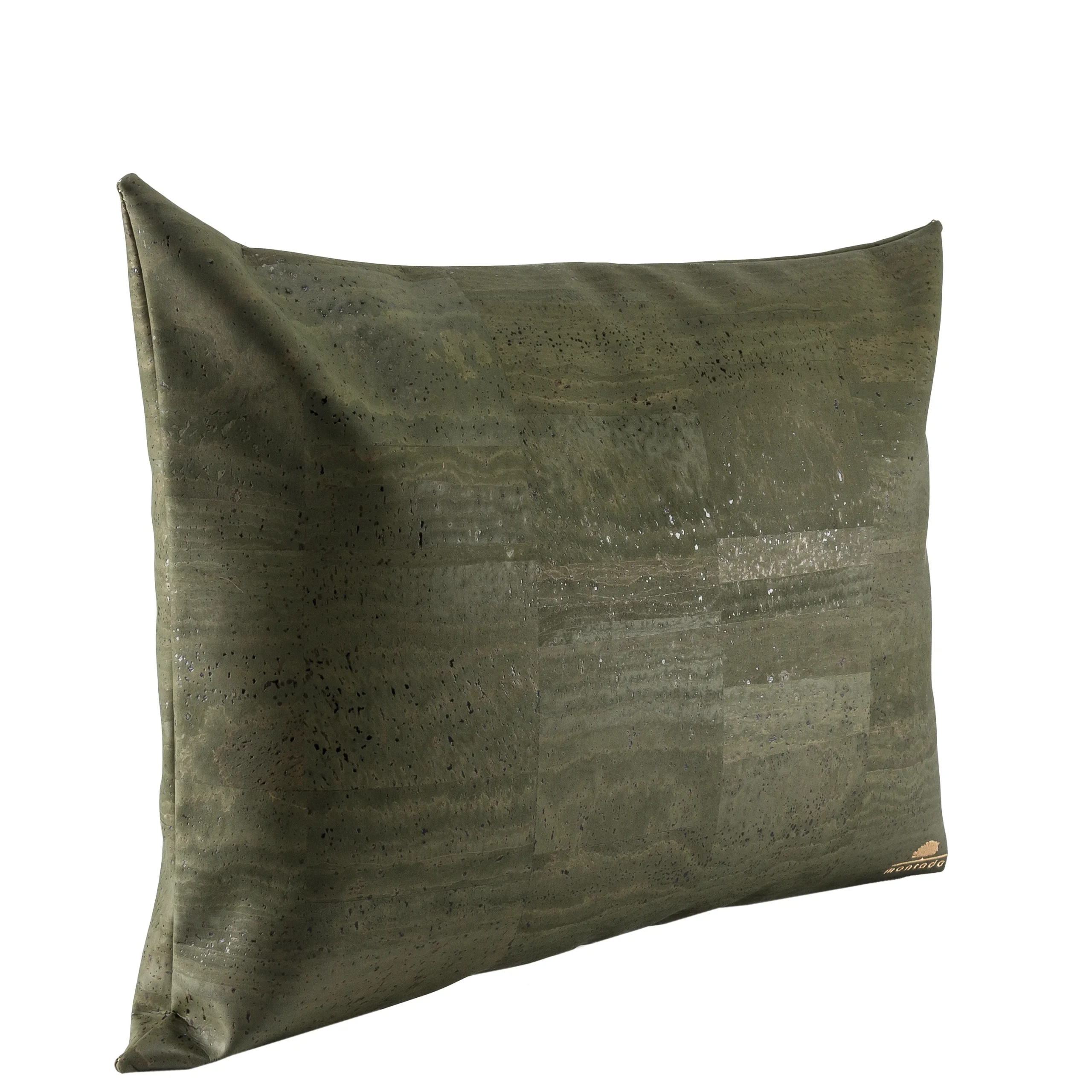 Decorative and Ecological Rectangular Cork Cushion - Green