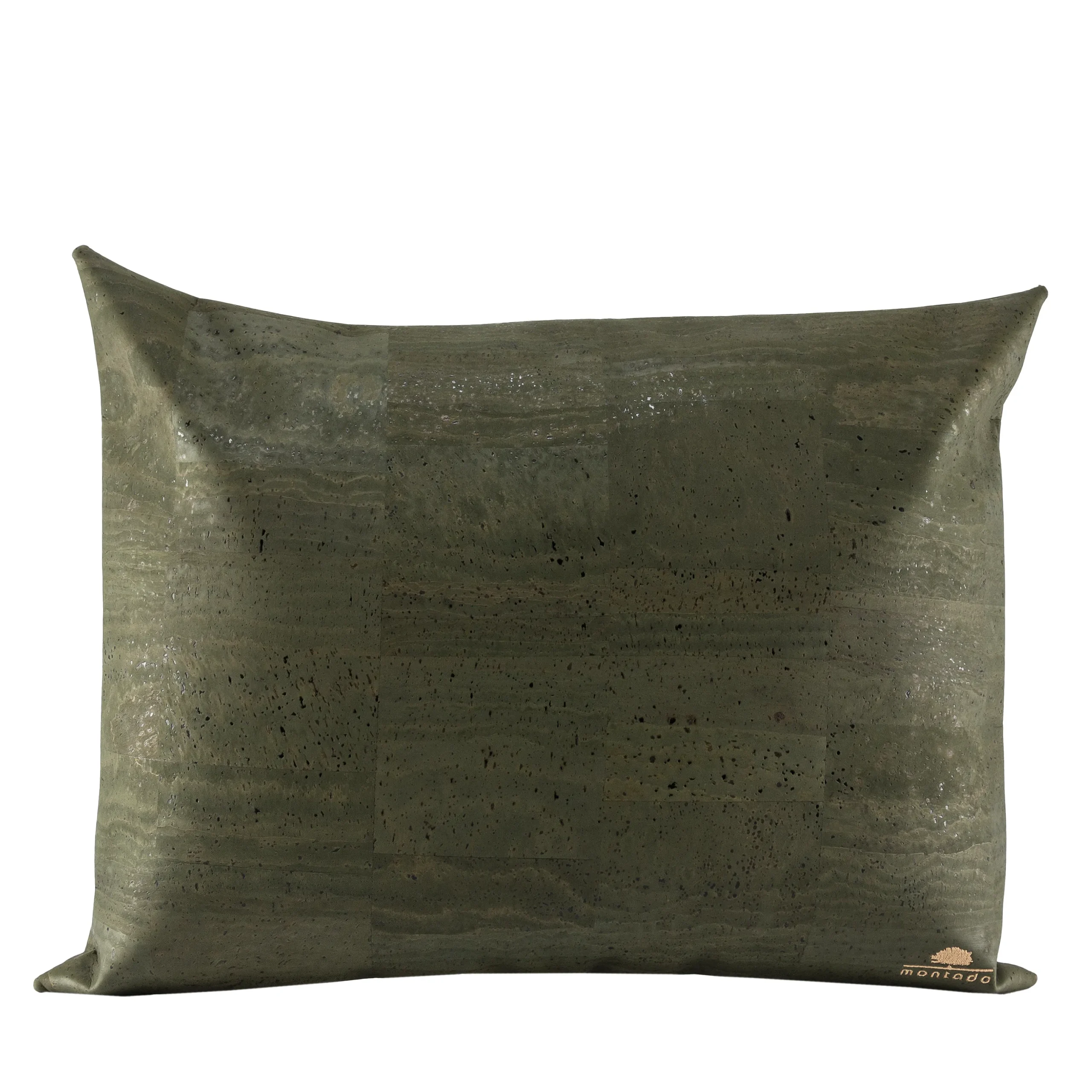 Decorative and Ecological Rectangular Cork Cushion - Green