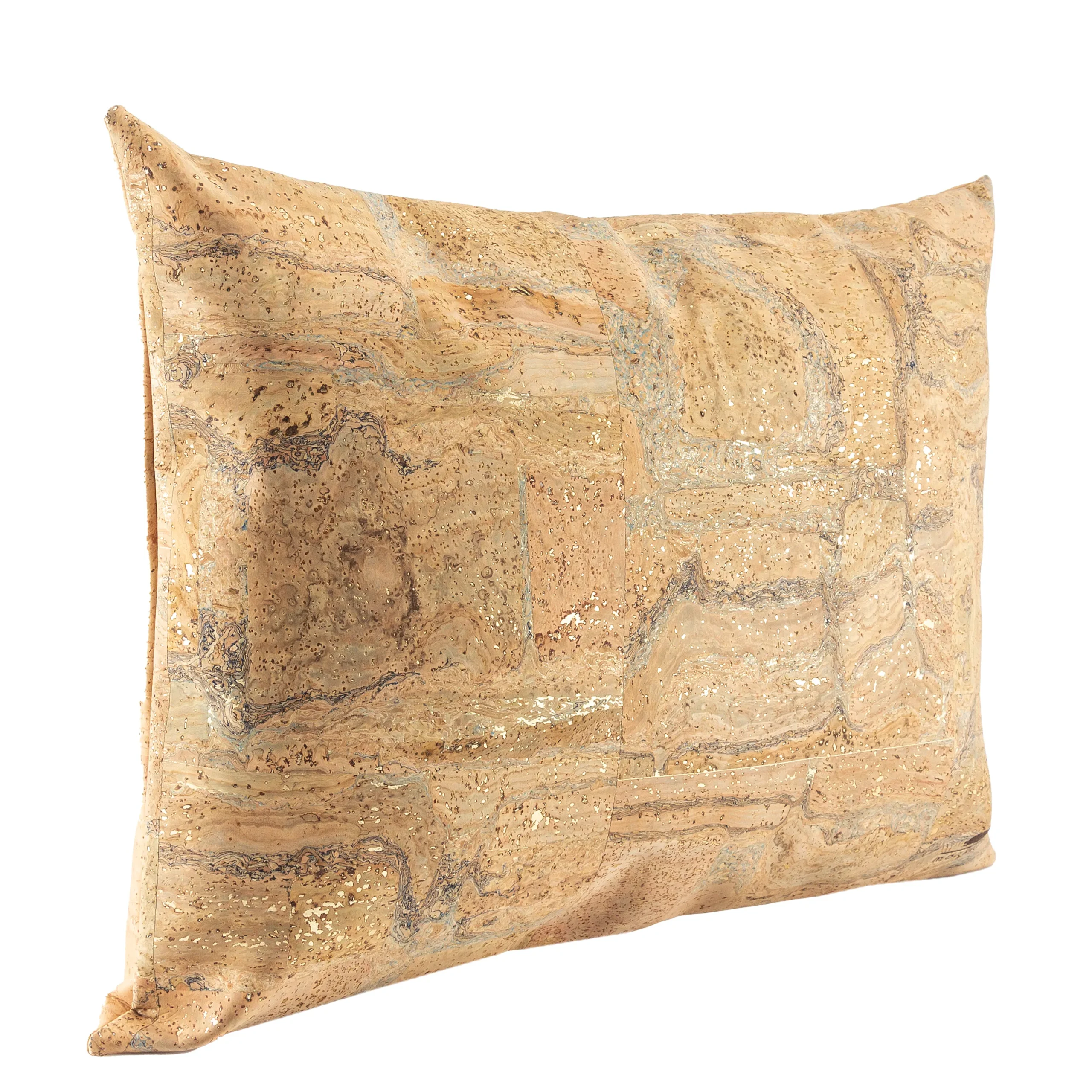 Decorative and Ecological Rectangular Cork Cushion - Natural Map Montado