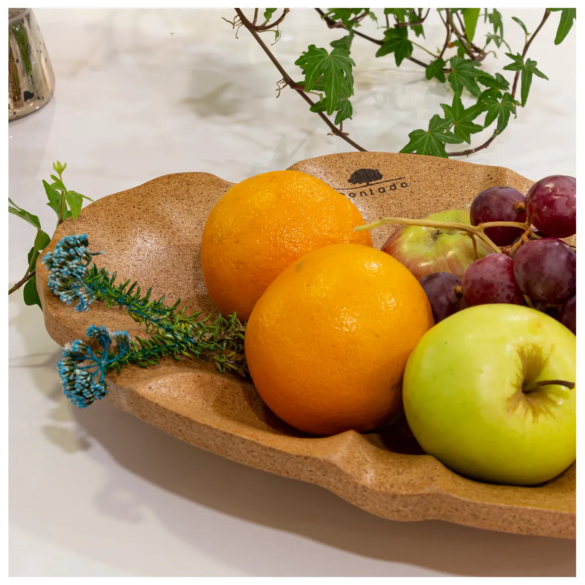 Fruteira Leve e Resistente em Cortiça