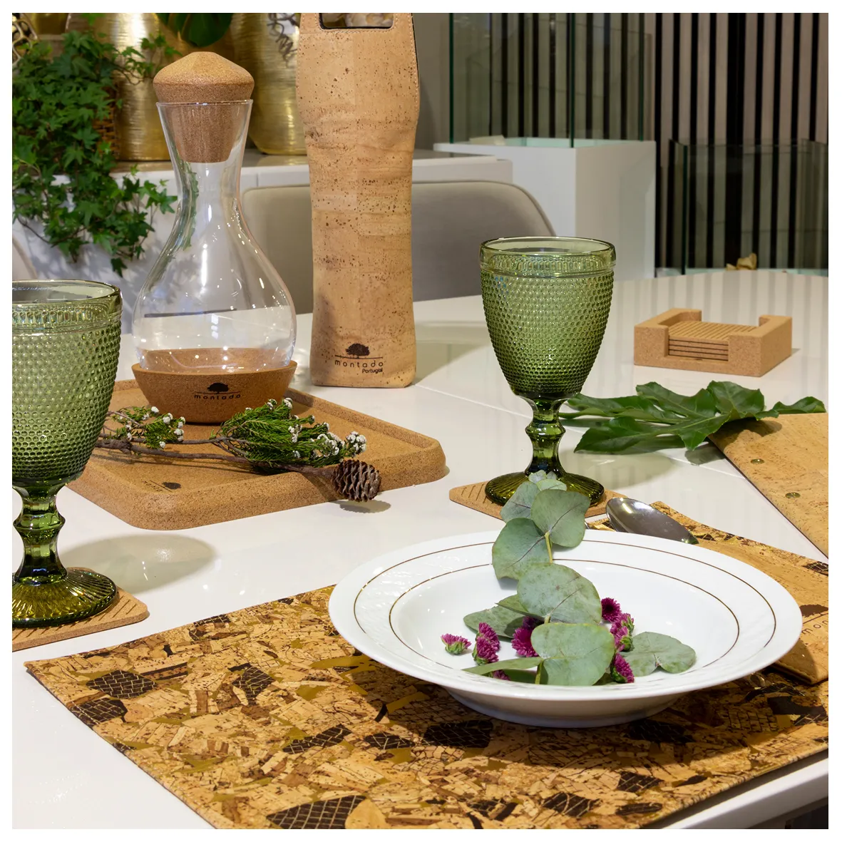 Individual de Mesa Sustentável em Cortiça - Calçada