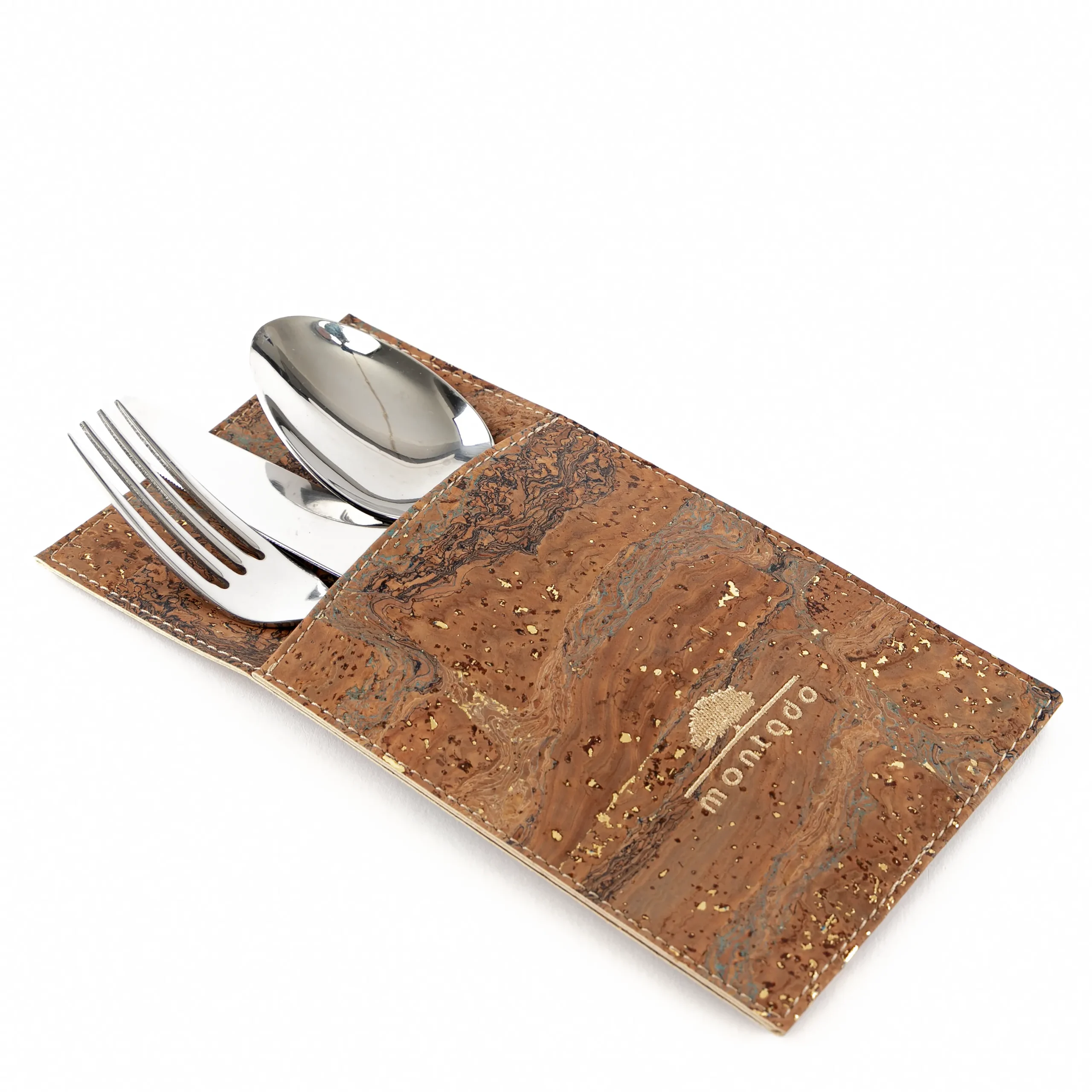 Reusable Cork Cutlery Holder - Mapacamel