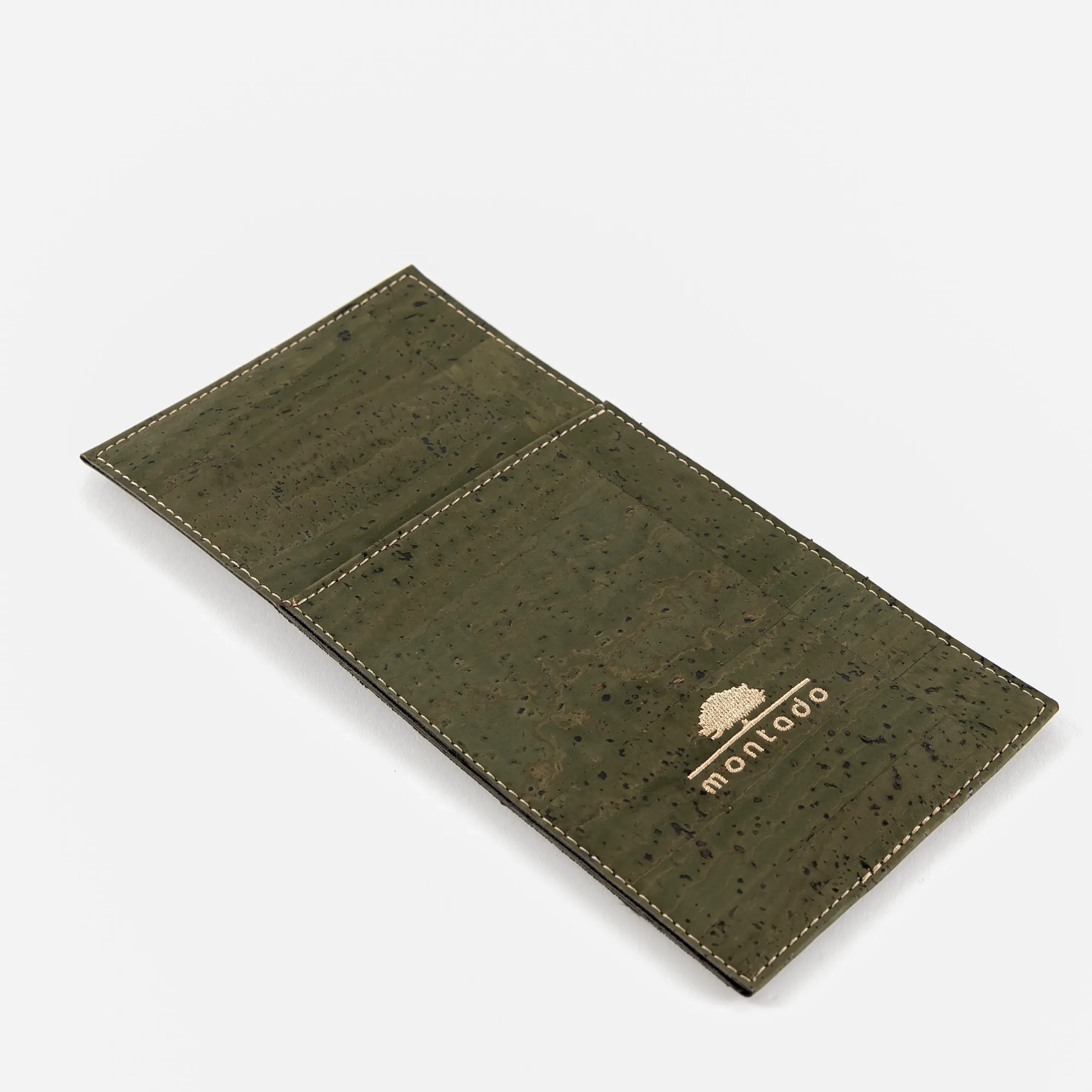 Reusable Cork Cutlery Holder - Green